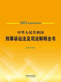 《中华人民共和国刑事诉讼法及司法解释全书：含指导案例 （2023年版）》-中国法制出版社