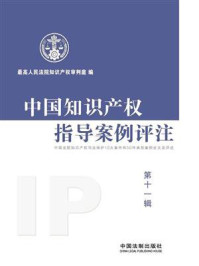 《中国知识产权指导案例评注（第11辑）》-最高人民法院知识产权审判庭
