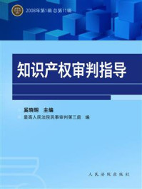 《知识产权审判指导 2008年第1辑 总第11辑》-奚晓明