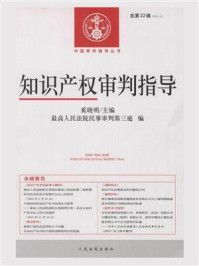 《知识产权审判指导 2013年第2辑 总第22辑》-奚晓明