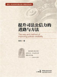 《提升司法公信力的进路与方法》-杨凯