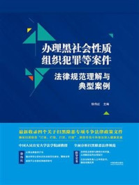 《办理黑社会性质组织犯罪等案件法律规范理解与典型案例》-徐伟红