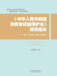 《中华人民共和国消费者权益保护法修改建议：第三法域之理论视角》-吴景明