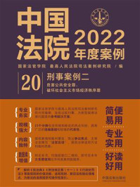《中国法院2022年度案例 20：刑事案例 2》-国家法官学院