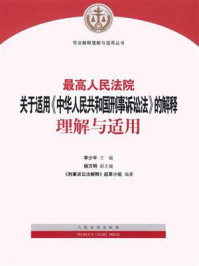 《最高人民法院关于适用《中华人民共和国刑事诉讼法》的解释理解与适用》-李少平