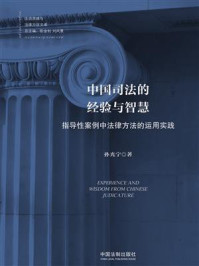 《中国司法的经验与智慧：指导性案例中法律方法的运用实践》-孙光宁