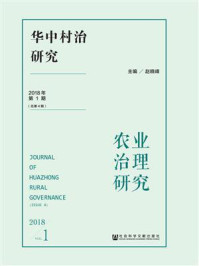 《华中村治研究2018年第1期  总第4期》-赵晓峰