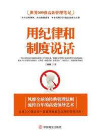 《世界500强高效管理笔记：用纪律和制度说话》-王湘棣