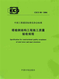 《塔桅钢结构工程施工质量验收规程（CECS 80：2006）》-同济大学