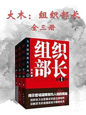 《组织部长》全3册/展现组织部门工作,长篇官场政治小说