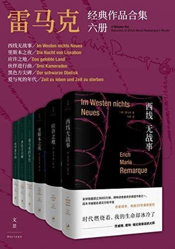 《雷马克经典作品合集》六册/他的战争小说征服了全世界