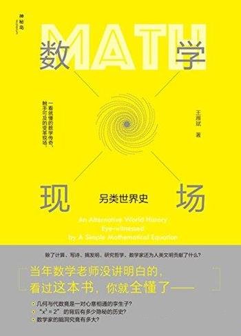 《数学现场：另类世界史》王雁斌/老师没讲明白的你全懂