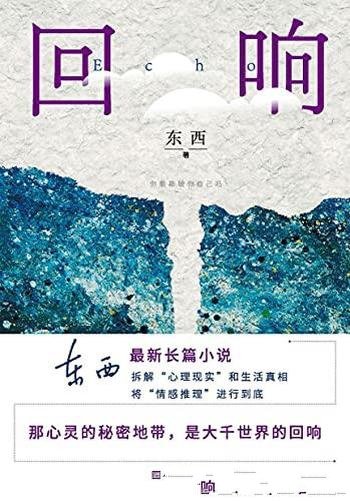 《回响》东西/东西全新长篇情感推理小说乃倾力打造作品