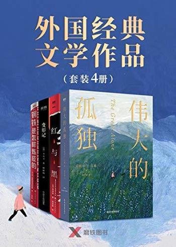 《外国经典文学作品》套装4册/包含伟大的孤独+红与黑等