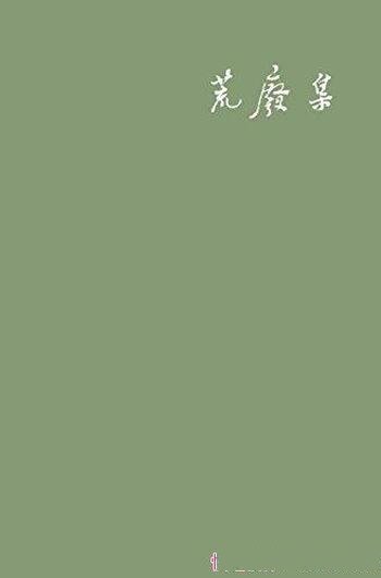 《荒废集》陈丹青/这本书文字客观而冷静，而又让人感慨