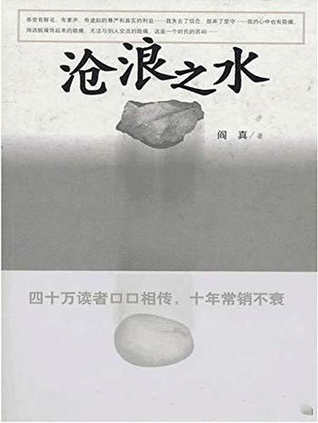 《沧浪之水》阎真著/四十万读者口口相传，十年畅销不衰